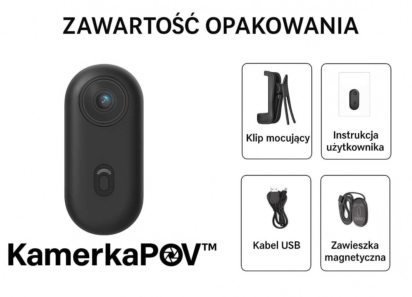 KamerkaPOV™ – Kamera 4K w kompaktowym rozmiarze