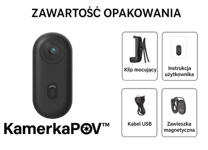 KamerkaPOV™ – Kamera 4K w kompaktowym rozmiarze